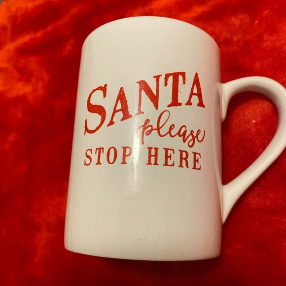 Cocoa Cup and Cookie Plate Set (and “Santa stop here” mug) - Picture 5 of 6